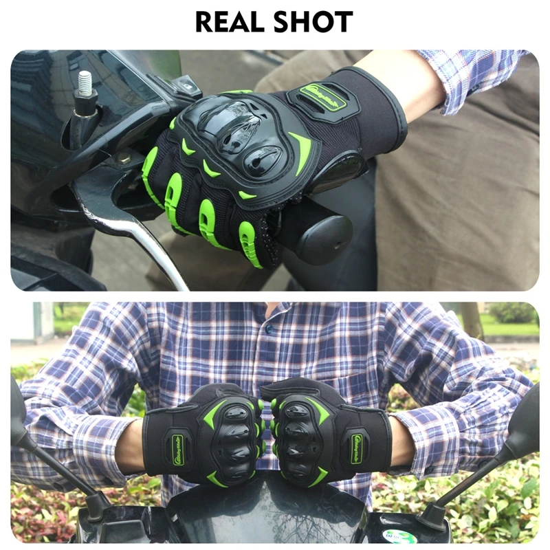 Мужские и женские перчатки для езды на мотоцикле дышащие защитные велосипеде