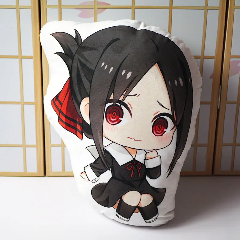 Kaguya-sama игрушка-подушка с надписью Love Is War Shinomiya Kaguya Fujiwara Chika короткая плюшевая