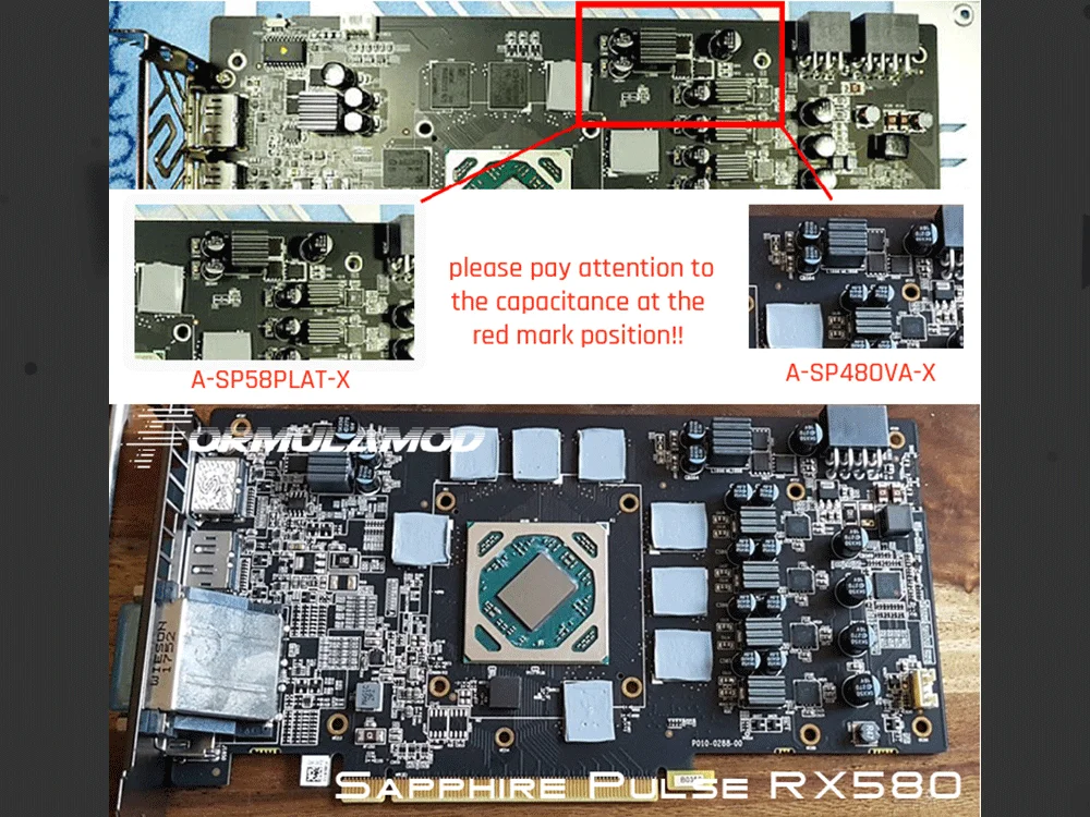 Bykski A-SP48OVA-X, полное покрытие видеокарты блок водяного охлаждения RGB/RBW для Sapphire RX480/470, импульсный RX580