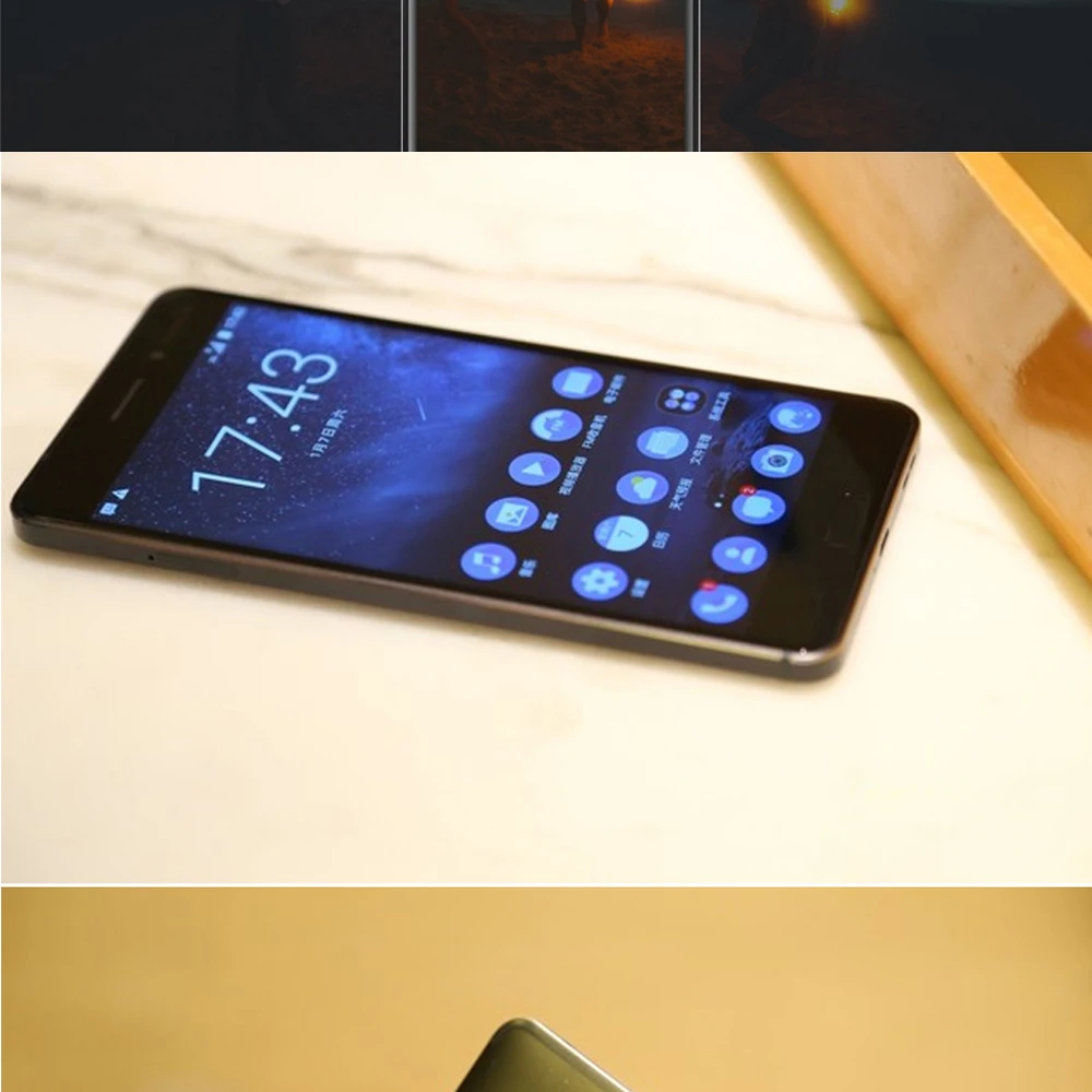 Мобильный телефон Nokia 6 Dual SIM Android Snapdragon 430 4 Гб ОЗУ 64 Гб ПЗУ Восьмиядерный отпечаток пальца 5," 1080 P 4G LTE разблокированный мобильный телефон
