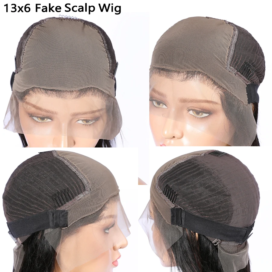 

Pre Plucked Lace Front Human Hair Wigs With Baby Hair 13x6 Fake scalp Lace Front Wig Brazilian Remy Hair Curly Wigs Newa Hair