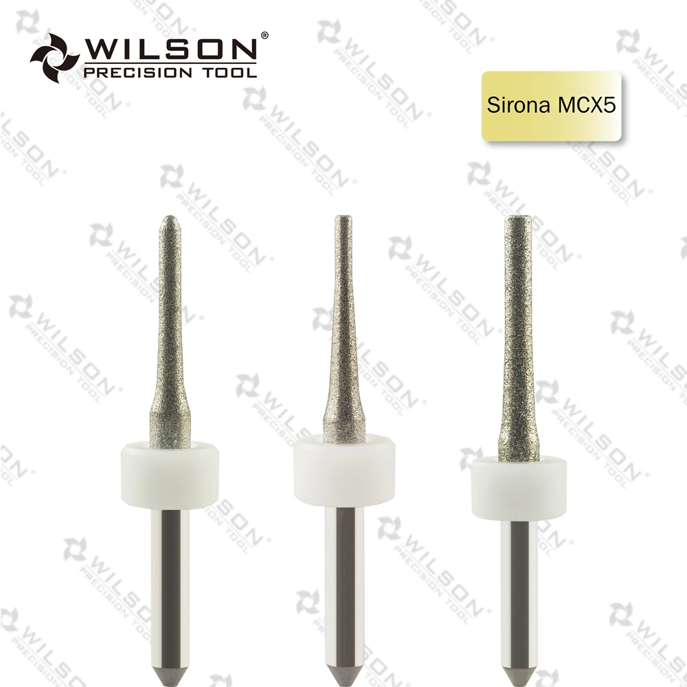 WilsonDental фрезерные боры подходят для станков Sirona MCX5-резка стекла-Cermics-Общая длина 38