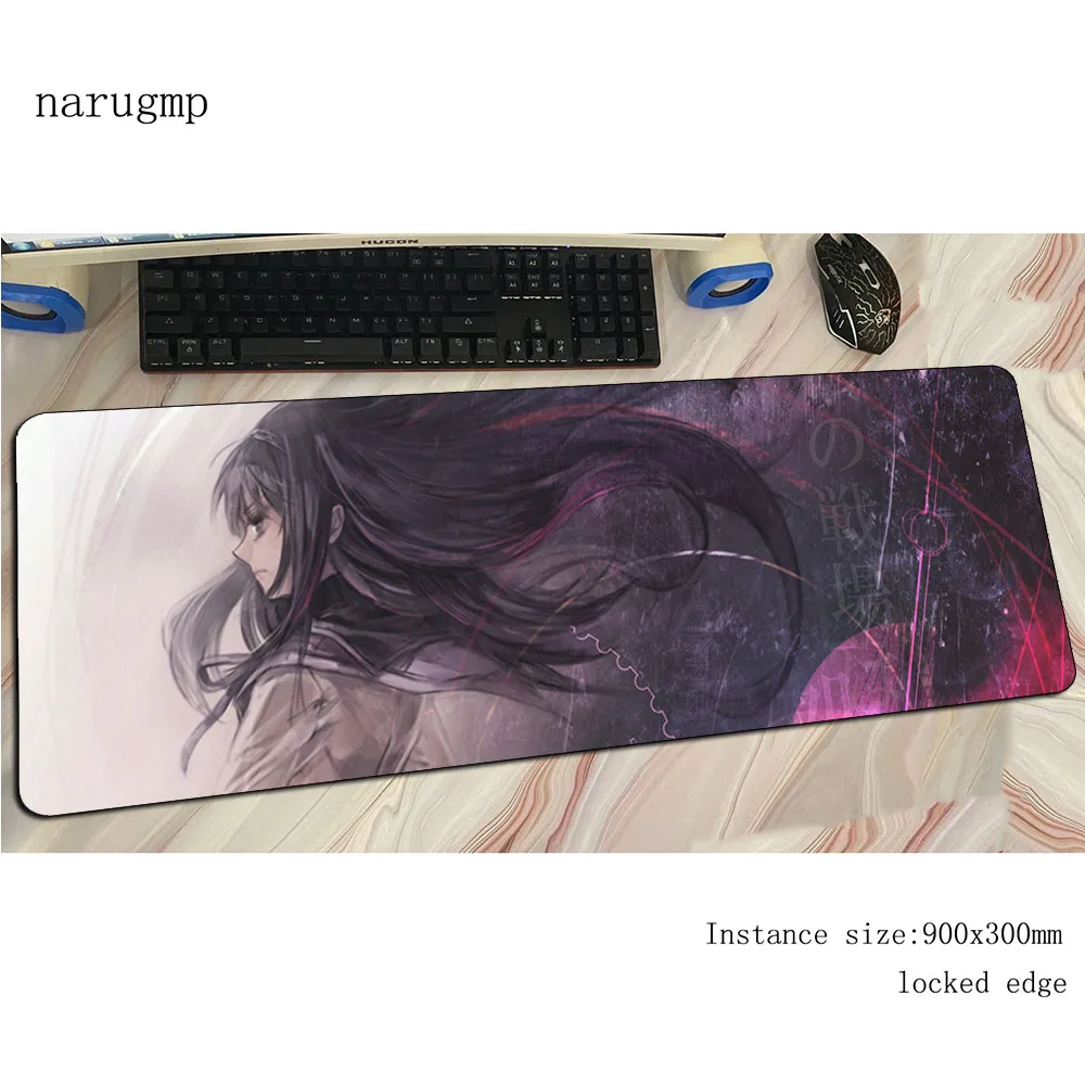 Коврик для мыши Homura Akemi Персональный Игровой в виде нетбука большой коврик из