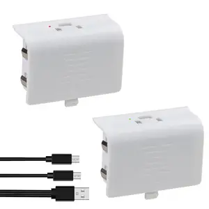 Аккумулятор Batmax 2 шт. для Xbox One  Xbox One SXbox One XXbox One Elite Беспроводная деталь + USB-кабель для зарядки 2-в-1