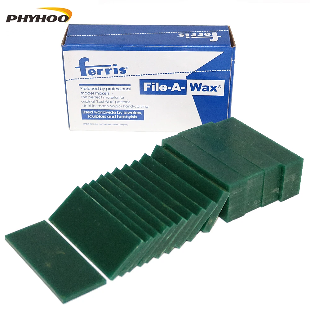 Ювелирные изделия резьба восковой блок темно-зеленый твердый 1 фунт нарезанный