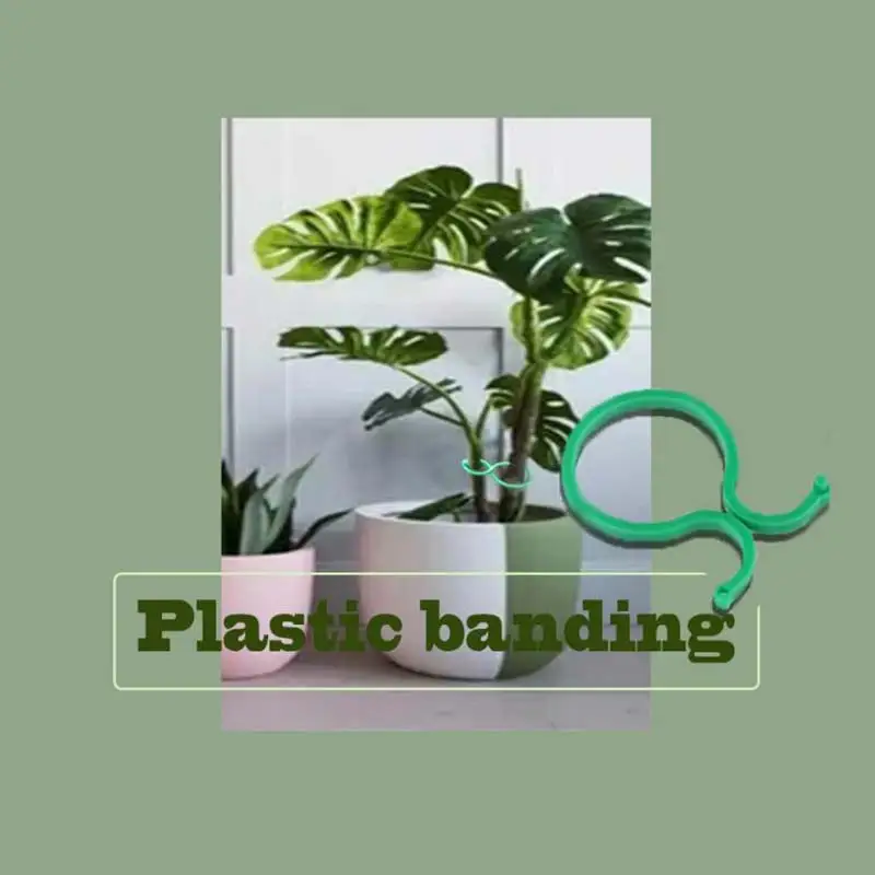 100pcs Садоводство 8 гранная витая пряжка кольцо брелок в виде тыквы садовые