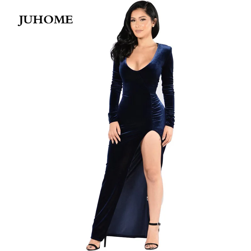 Длинное бархатное платье длиной до пола модное свадебное платье vestido de Праздничная Туника дизайнерское Бандажное платье для подиума
