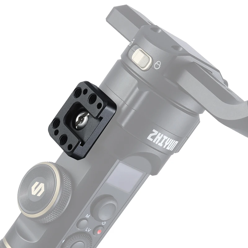 UURig Монтажная пластина для Zhiyun Crane 2S Gimbal с холодным башмаком Arri установочное