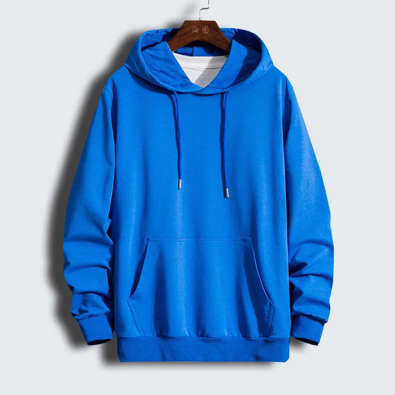 

Men's Sweatshirt 2021 Spring Autumn Simple Long-sleeved Hoodie Korean Loose Solid Color Student Jacket All-match Trend Top