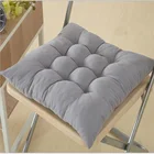 Твердая квадратная подушка для стула с микропеском, квадратная напольная подушка