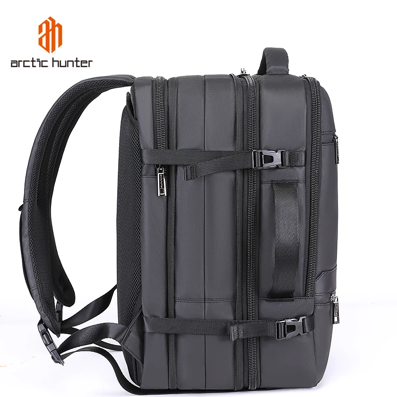 Мужской рюкзак ARCTIC HUNTER 35L, 17 дюймов, с usb зарядкой, мужской, многослойный, вместительный, для путешествий, бизнес, Mochila для мужчин