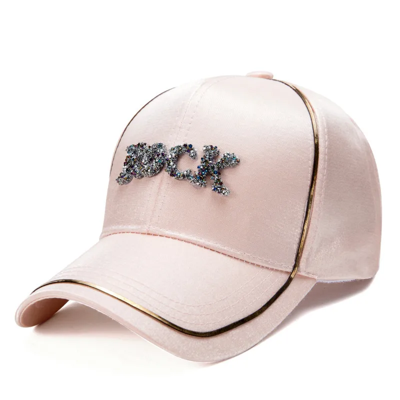 Baseball cap letters ladies crimped outdoor sun hat personalized fashion cap