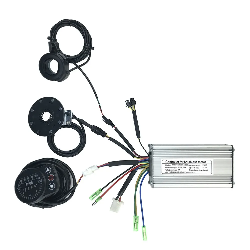 

E-Bike SM Controller 8 Magnetic PAS sensor KT LCD900S display Thumb throttle kit 36V 48V 350W universal electric bicycle parts