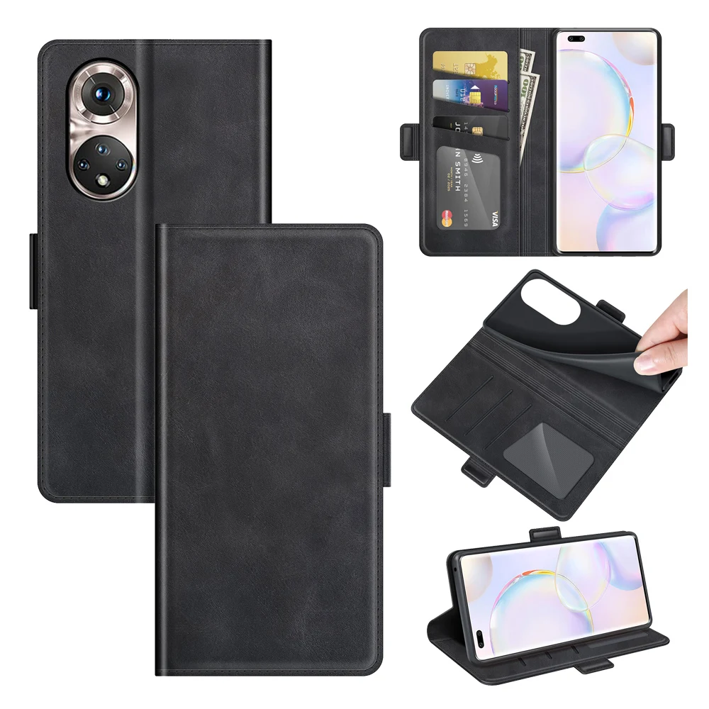 

GUEXIWEI Leather Case for Huawei Honor 50 Pro Stand Wallet Magnetic Cover for Honor 50Pro Card Slot Phone Bag Holder Back Fundas