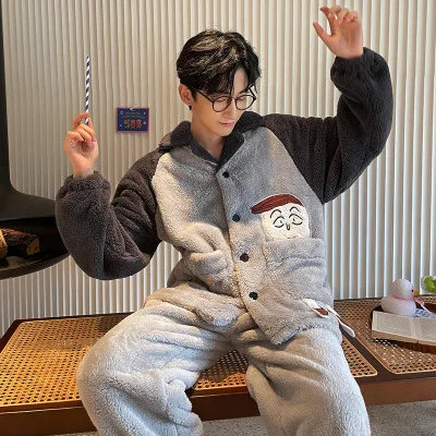 

Women Men Couples Long Robe Warm Super Soft Flannel Coral Fleece Elegant Kimono Bathrobe Female Dressing Gown Robes Pijamas