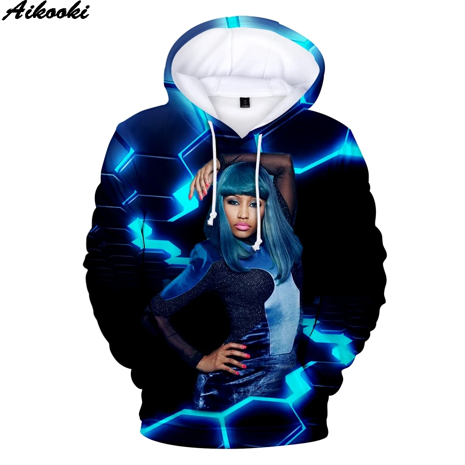 Новинка распродажа 3D толстовки Nicki Minaj мужские/женские модные повседневные