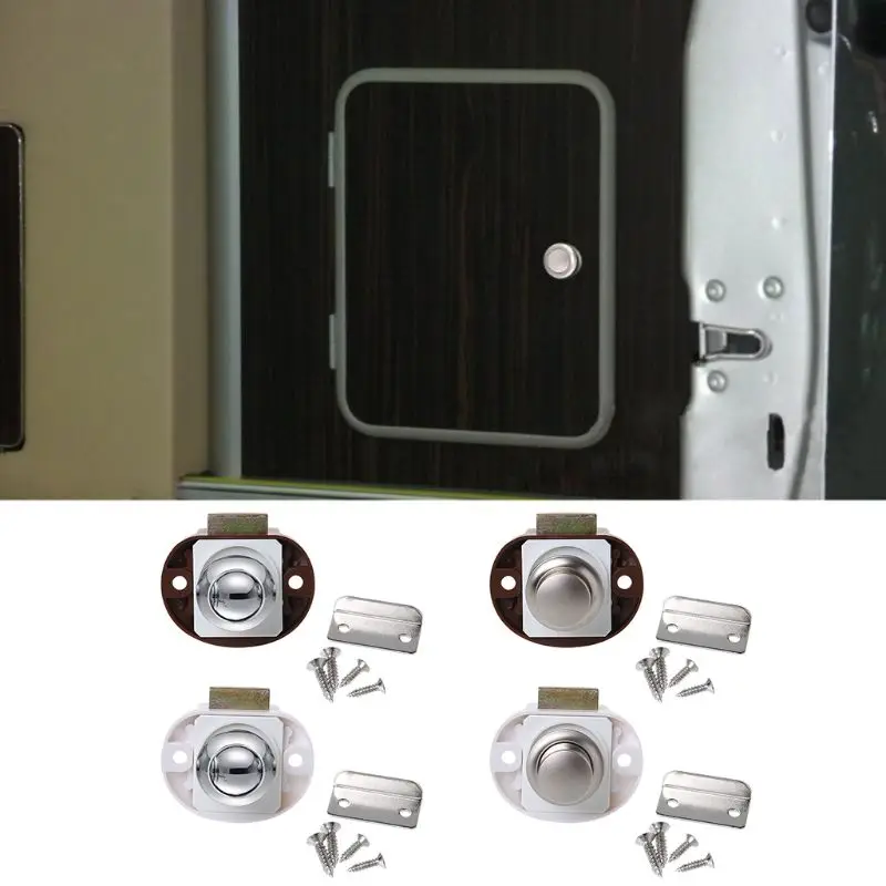 

Car Push Lock RV Caravan Boat Motor Home Cabinet Drawer Latch Button Locks
