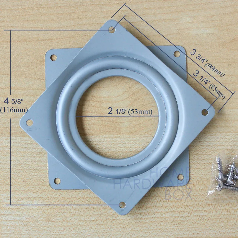 Ленивый susan поворотный подшипник вертушка поворотная пластина 3 75