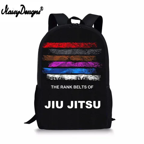 Рюкзаки для мальчиков-подростков JIU JITSU, рюкзак с ремнем для мальчиков и девочек, школьная сумка для девочек и мужчин