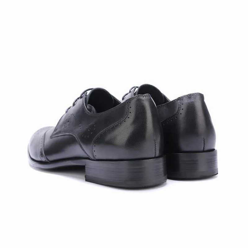 

Men's Dress Shoes Fashion Brogue Carver Pattern Men Formal Shoes Genuine Leather Luxury Wedding Shoes Men Oxford Men B145