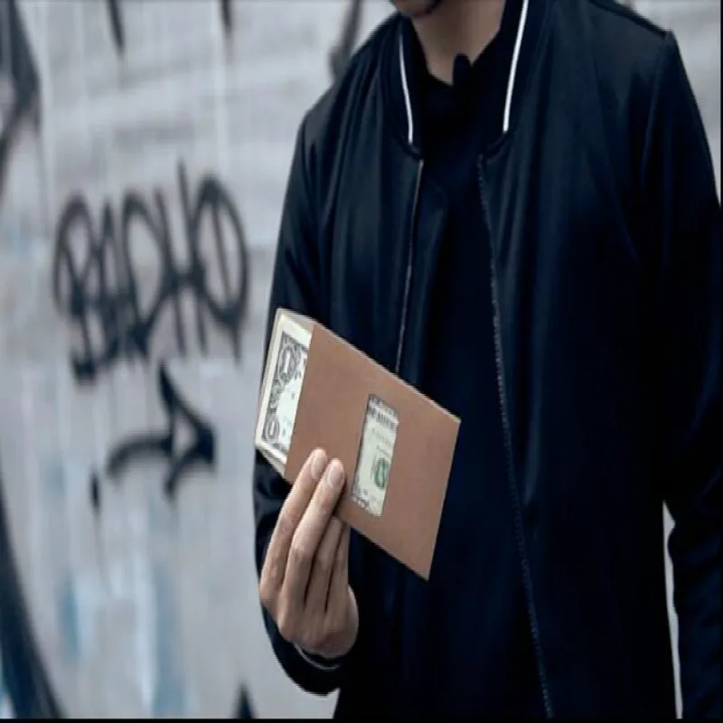 Money Maker (мерцающий и онлайн инструктаж) Bill Magic Tricks Stage Street исчезновение