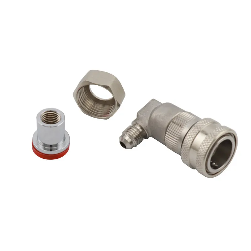 SS Ball connect set Кран для пива Быстрый отключающий адаптер шариковый стопор штифтовой разъем замка для дозатора пива - Цвет: SS Ball connect set