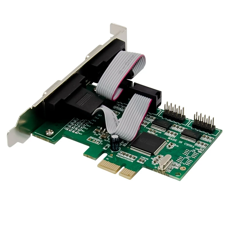 Компьютерная шина PCI-E 4S серийный Порты и разъёмы карты DB-9 булавки промышленный