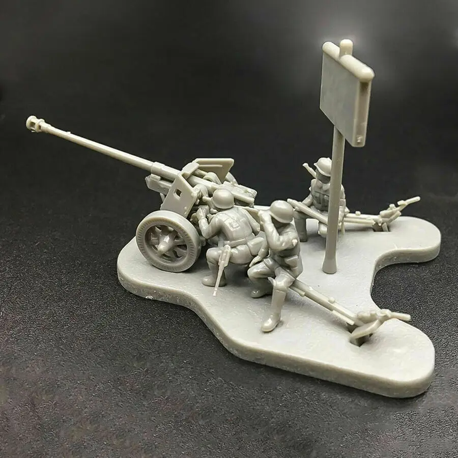 4D 1: 72 сценария PAK40 M30 M1938 Сборная модель пушки собрать головоломка кирпичная игрушка