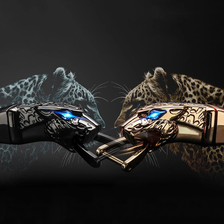 

Leopard Metal Car Key chain Pendant Key Ring (For Audi, BMW, Mercedes, Volkswagen, Toyota, Ford, Kia) Car Decoration Accessories
