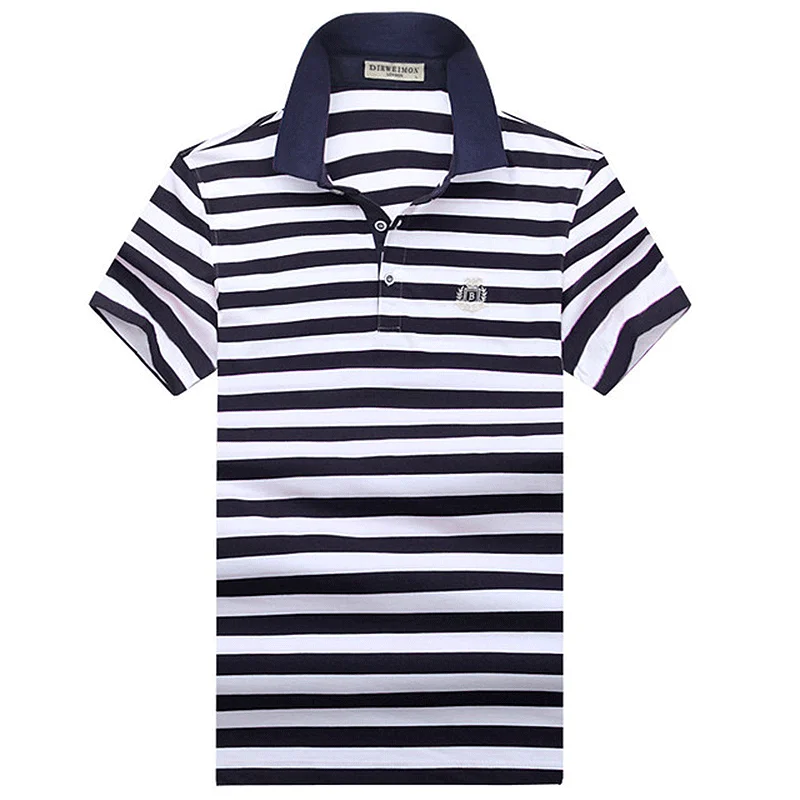 

10XL High Quality Brand Striped Shirt Men Polo Men Shirts 2022 Casual Cotton Camisa Polo Masculina Breathable Polos Hombre