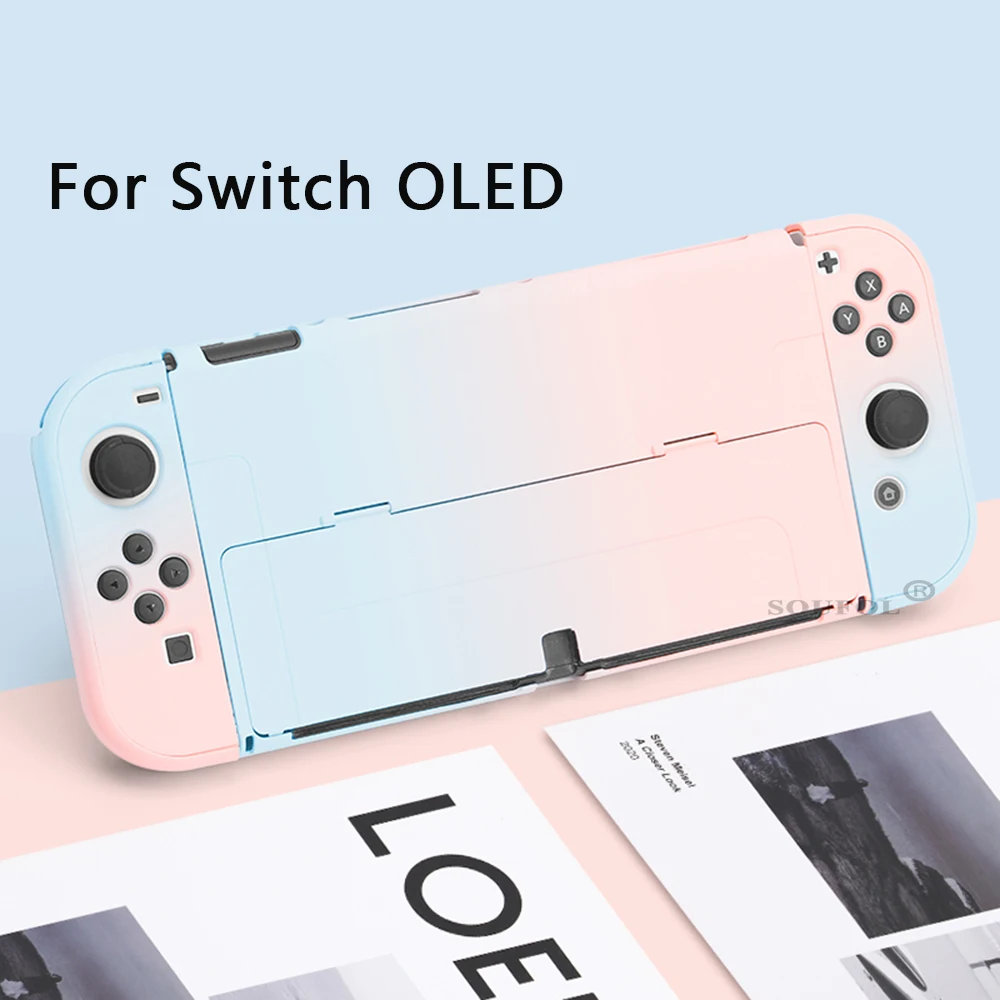 

2021 NEW For Nintendo Switch OLED Protection Case Hard Cover Console JoyCon OLED Shell PC for Nintend Switch Accessories
