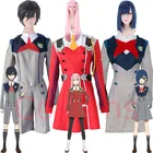 Костюм для косплея DARLING in the FRANXX 02 Zero Two, Женский костюм Zero Two ICHIGO на Хэллоуин