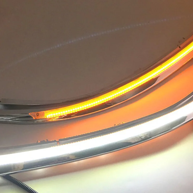 СВЕТОДИОДНЫЙ DRL головной светильник бровей дневные ходовые огни течет