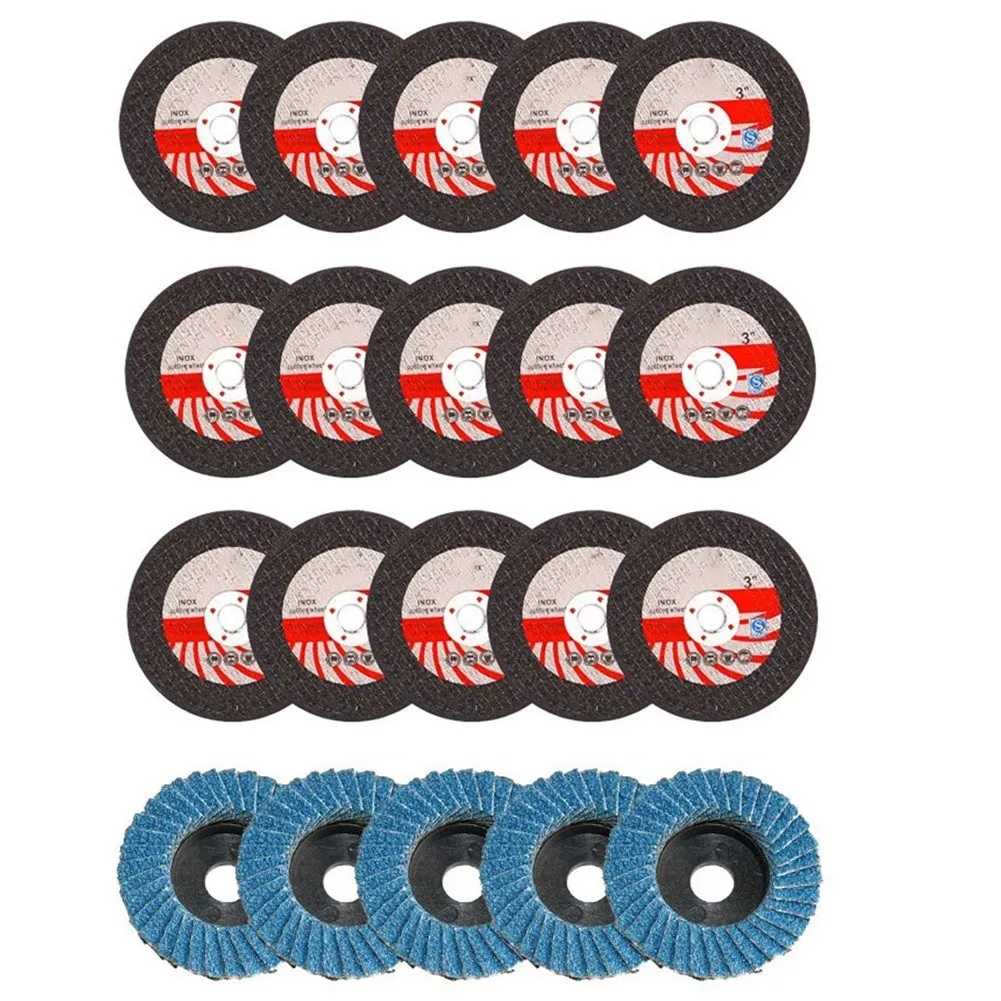 

15PCS Mini Angle Grinder Cutting Disc Circular Resin Grinding Wheel Saw Blades Cutting Wheel Disc For Metal Cutting 75mm