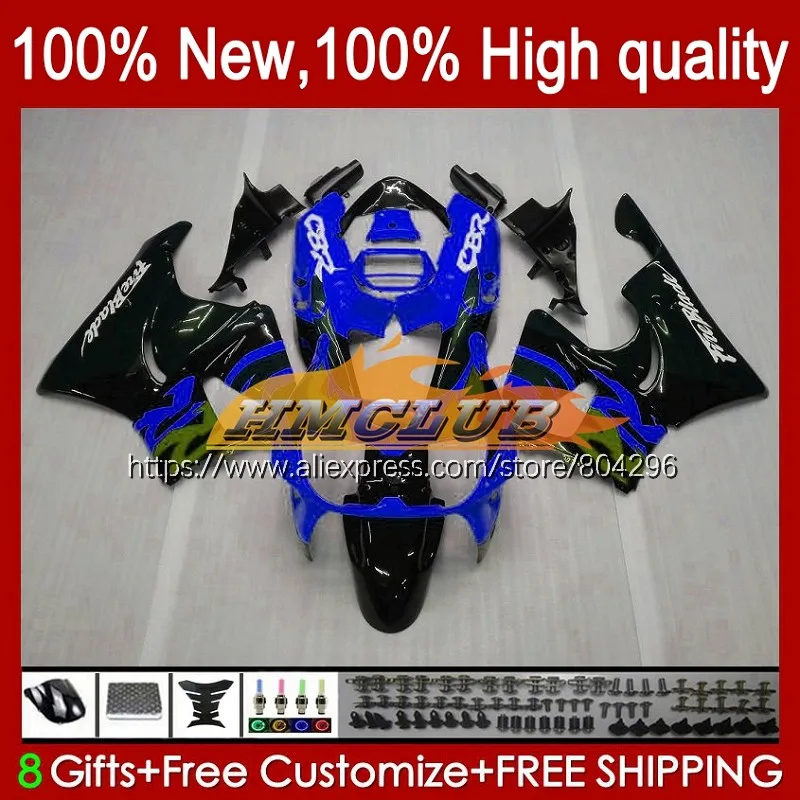 

Корпус обтекателя для HONDA CBR 893RR CBR900 CBR893 RR 7No.158 черный синий CBR893RR 89 90 91 92 93 CBR900RR 1989 1990 1991 1992 1993