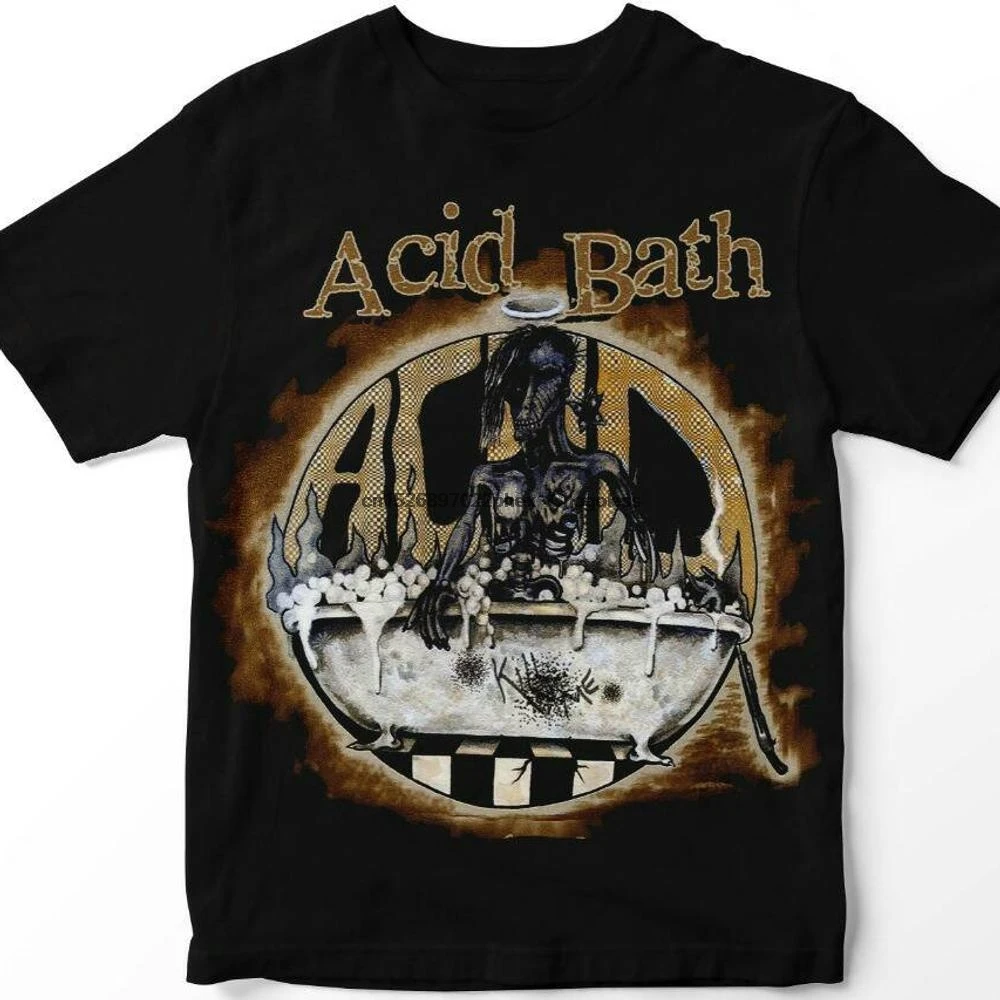 Кислотная Ванна металлическая футболка |