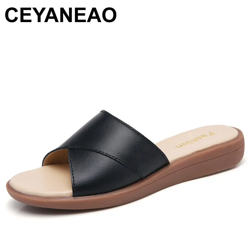 

Летние женские шлепанцы ceyaneao2021 на толстой платформе, летние пляжные женские шлепанцы, модные мягкие, бесплатная доставка, Нескользящие шле...