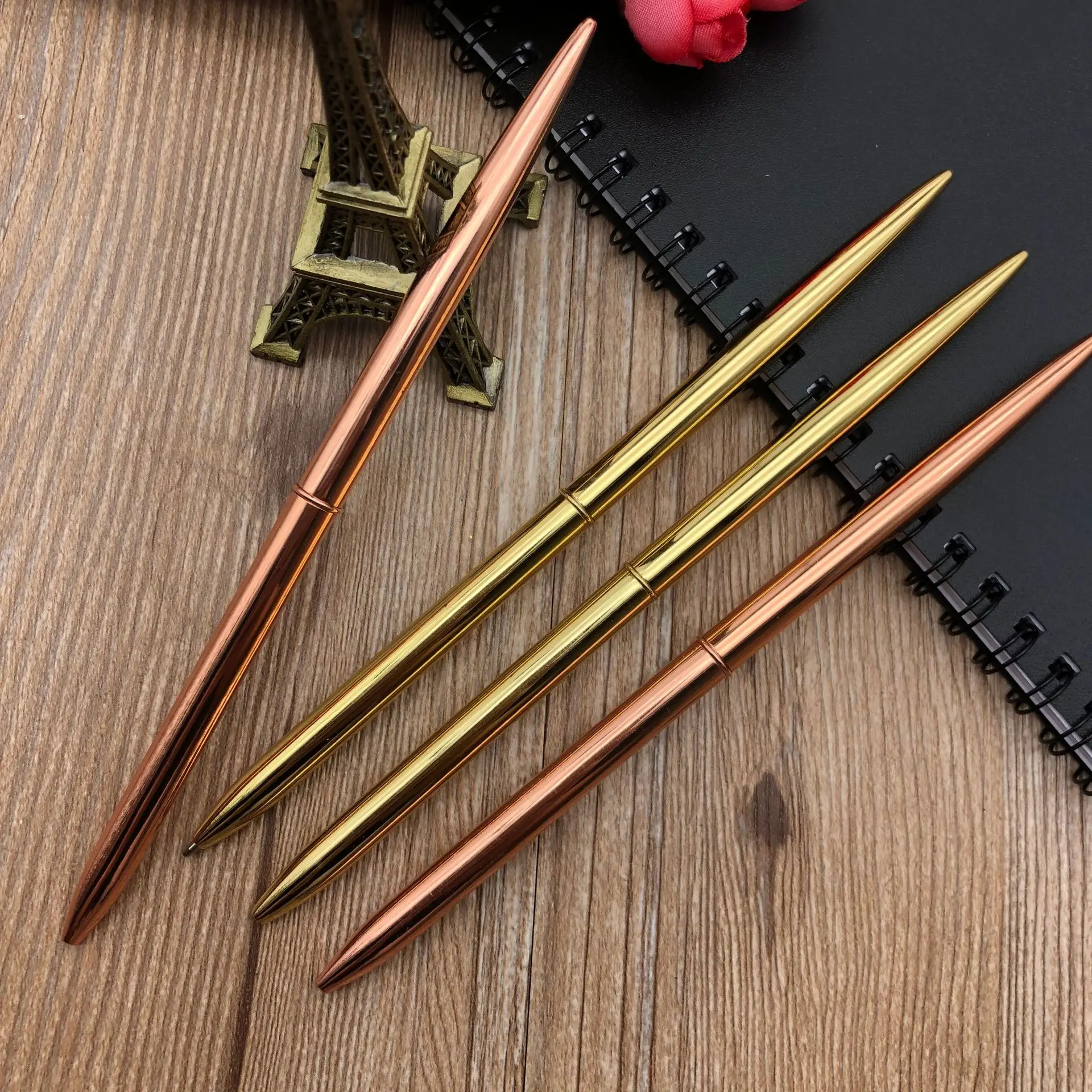 Роскошные качественные металлические тонкие ручки 0 7 мм пополнение золотого