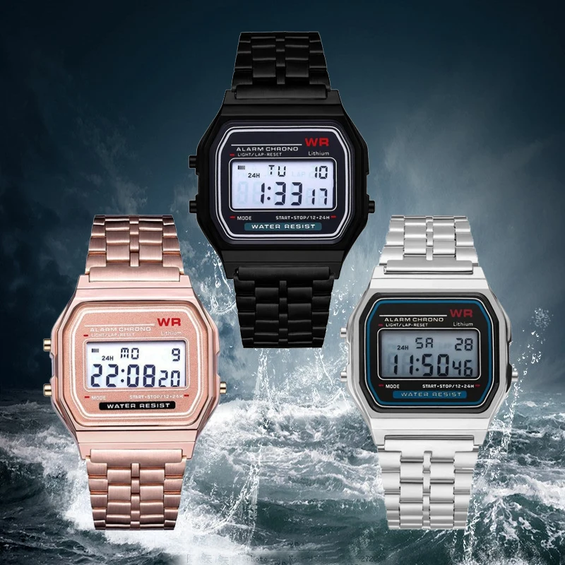 Stainless Steel Strap Men Watch Boy Girl Gift