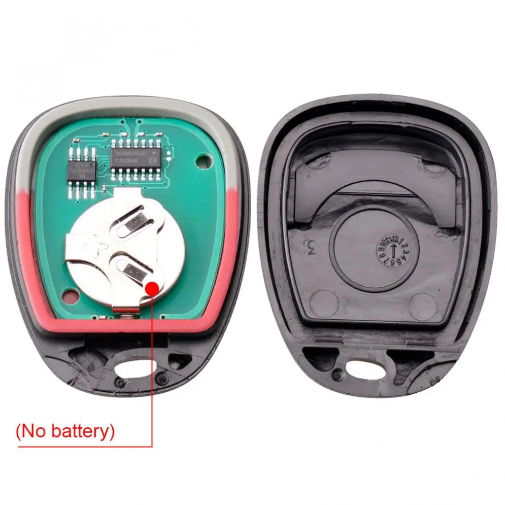 315 МГц 3 кнопки дистанционного ключа брелок подходит для Cadillac Chevrolet GMC Hummer Pontiac Torrent