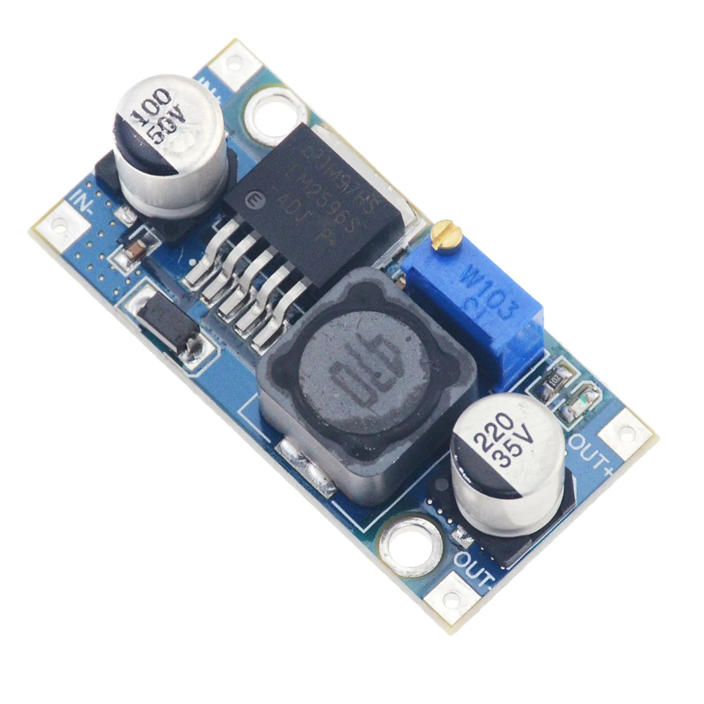 1 шт. Регулируемый понижающий модуль питания LM2596S 3 А регулятор напряжения 5 35