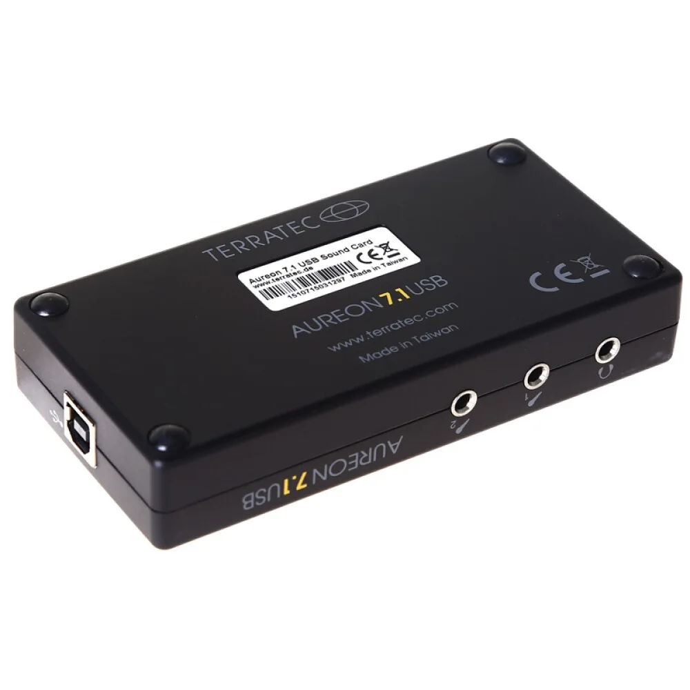 ЦАП HIFI внешняя звуковая карта TerraTec Aeruon 7 1 USB поддерживает каналов с входом и