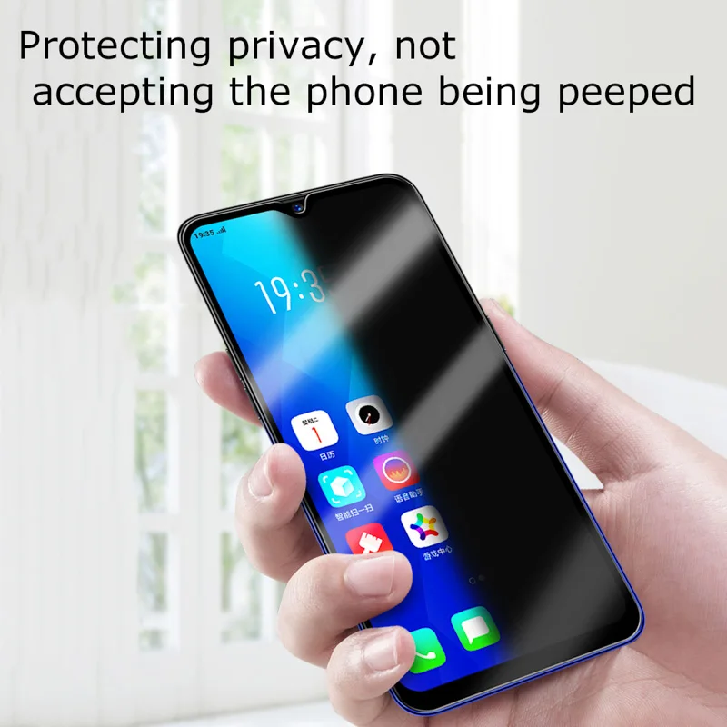 

Privacy Screen Protector For OPPO Realme 6 Pro C11 X2 X3 Q XT 2 3 5 Pro 3i 5i 5s 6i 6S C1 C15 C2 C3 C3i U1 V5 9H Tempered Glass