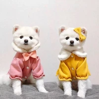 winter warm pet dog clothes cotton coat for dog cat clothing for small medium dogs costume hoodies french bulldog yorkie clothes