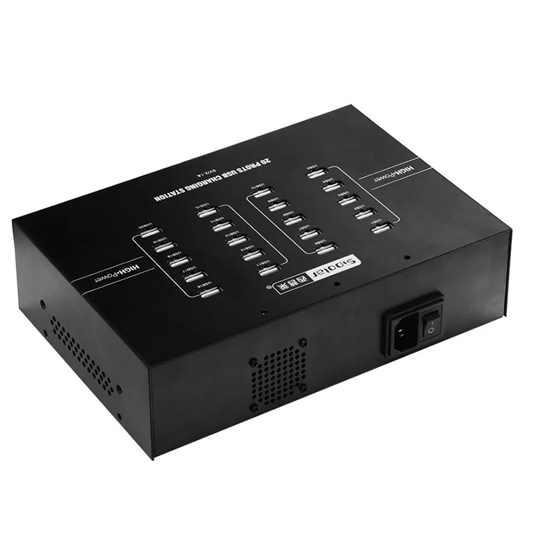 Зарядная Станция Sipolar, 200 Вт, 20 USB-портов, а