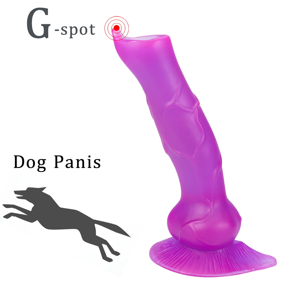 Эротические пенис Анальный фаллоимитатор собаки хороший сильный удар анал Sexshop
