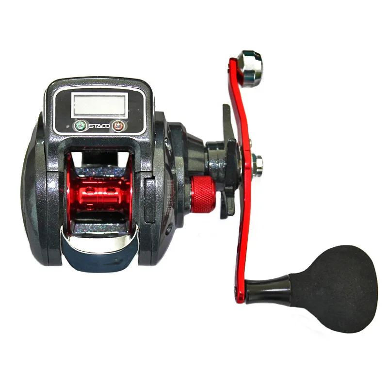 Mavllos цифровой светодиодный дисплей Рыболовная катушка для забрасывания приманки