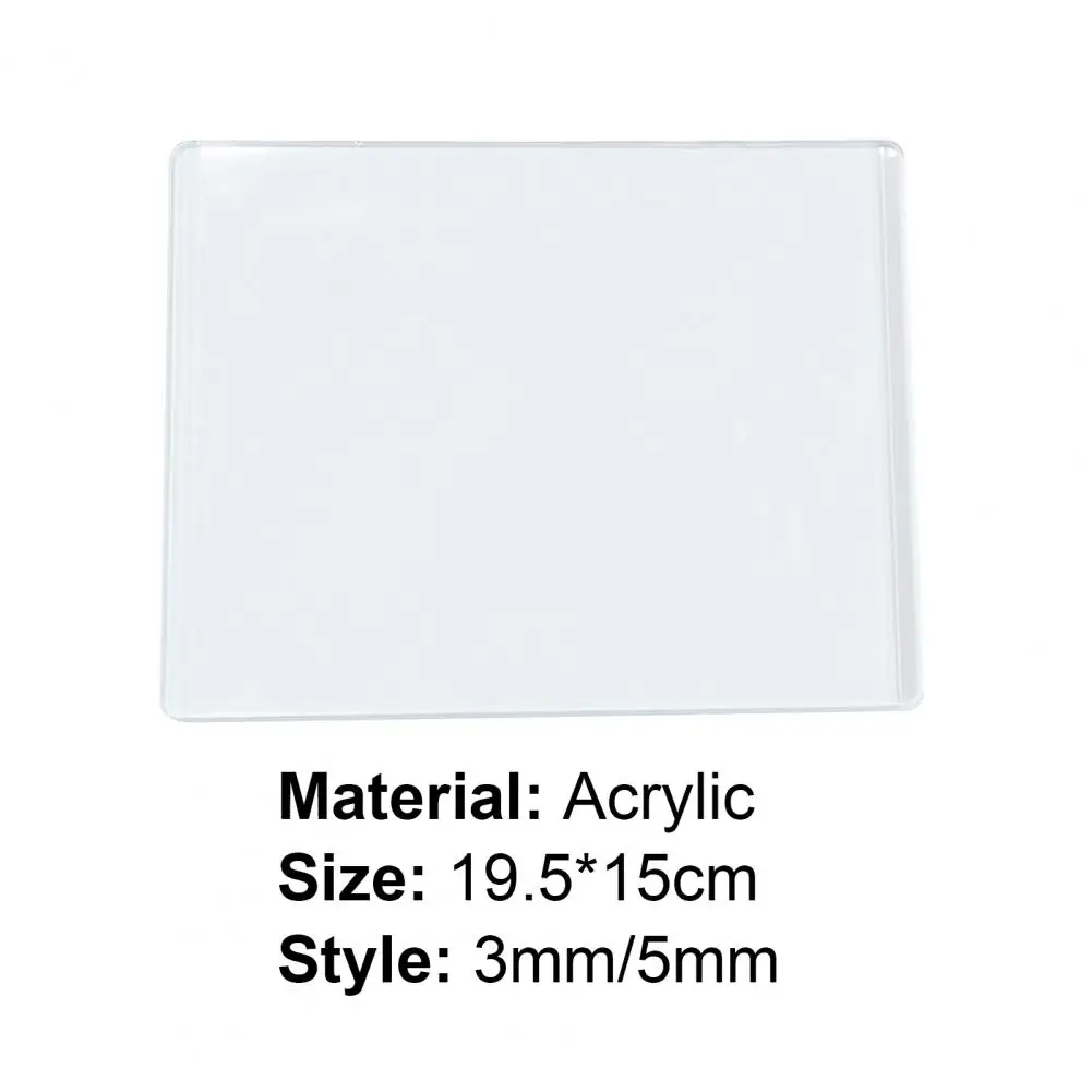 

Cutting Dies Plate Wear-resistant Reusable Acrylic Card Making Embossing Machine Pad for Scrapbooking Kitchen Tool