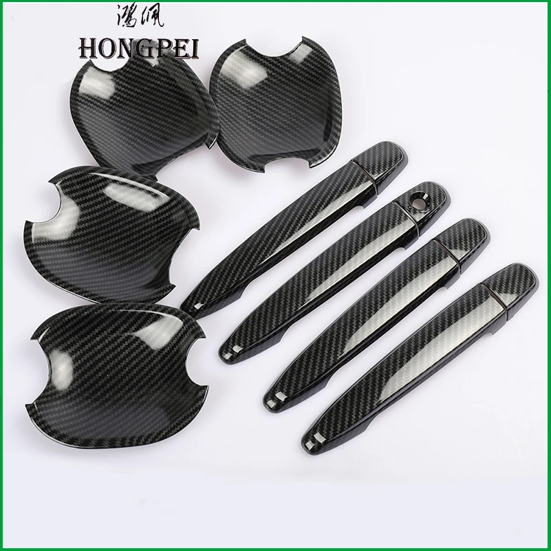 Стайлинг автомобиля ABS крышка для ручки двери чаши наклейка отделки литье под