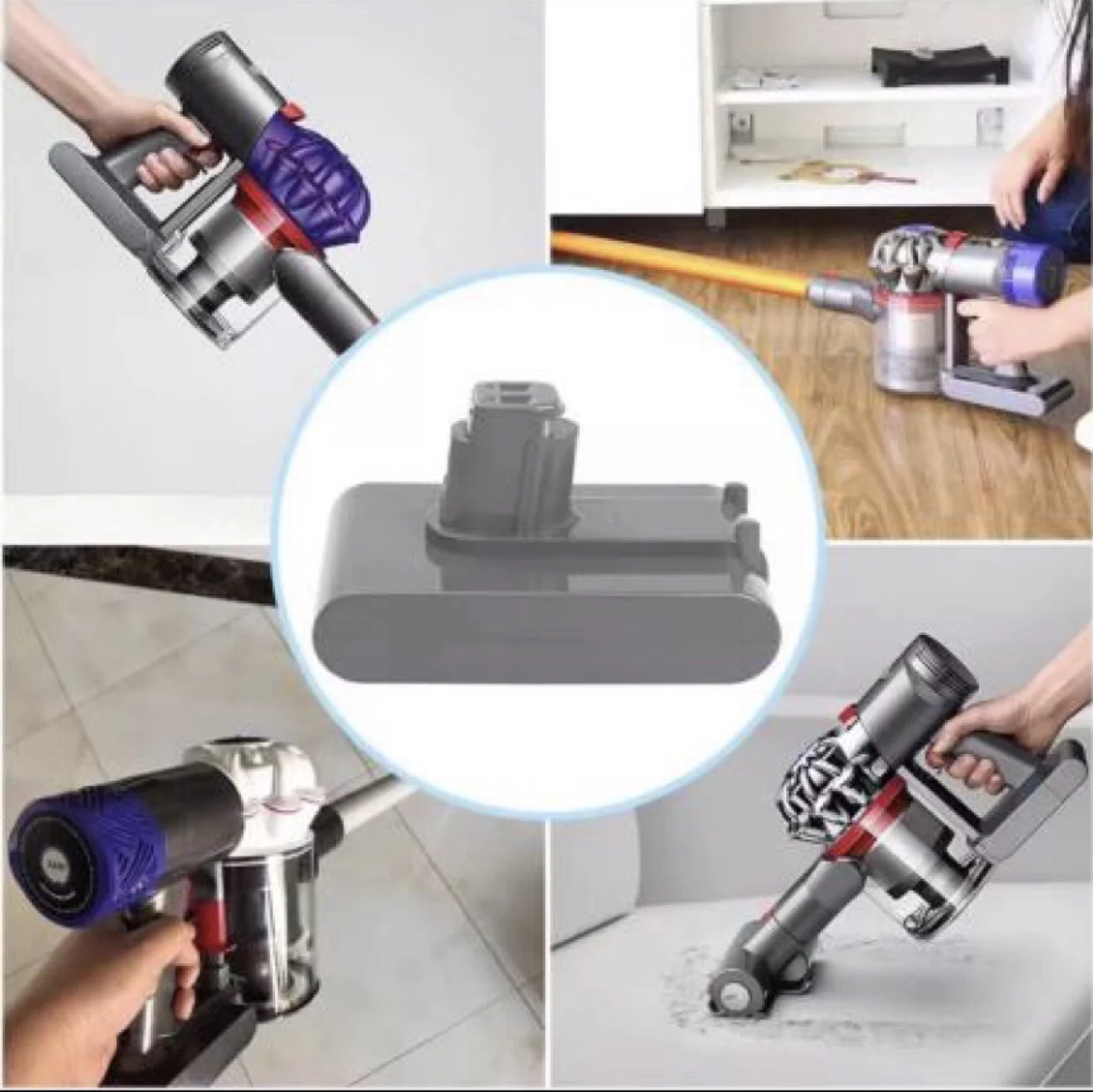 Перезаряжаемая литиевая батарея для пылесоса Dyson 22 2 в 68000 мАч пылесосов DC31 DC34 DC35